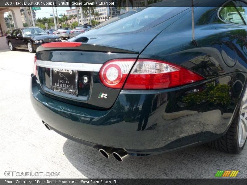 British Racing Green / Charcoal 2007 Jaguar XK XKR Coupe