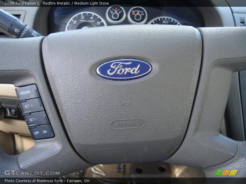Redfire Metallic / Medium Light Stone 2006 Ford Fusion S