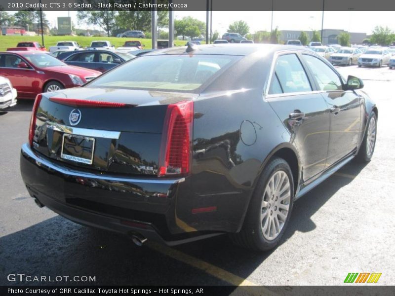 Black Raven / Cashmere/Cocoa 2010 Cadillac CTS 3.6 Sedan