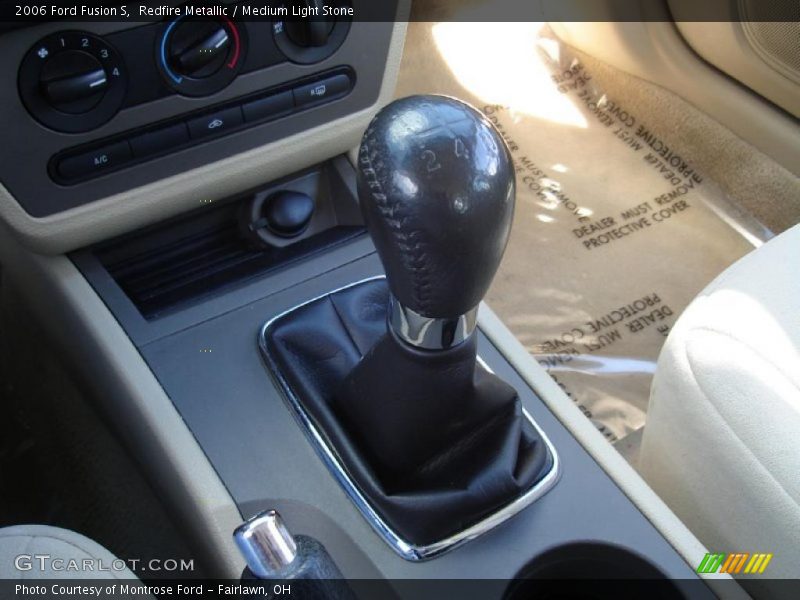 Redfire Metallic / Medium Light Stone 2006 Ford Fusion S