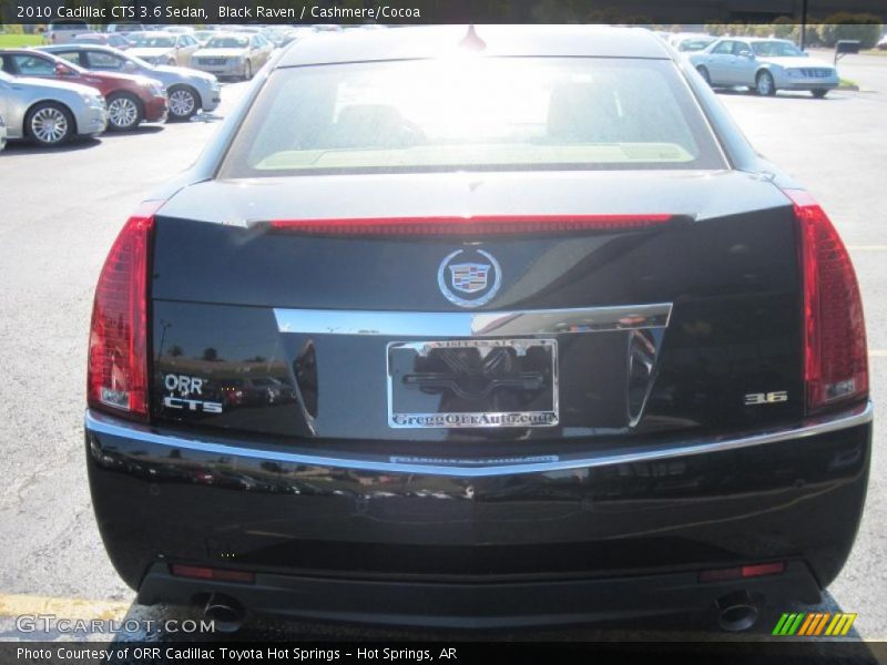 Black Raven / Cashmere/Cocoa 2010 Cadillac CTS 3.6 Sedan