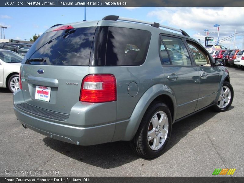 Titanium Green Metallic / Pebble Beige 2007 Ford Freestyle Limited