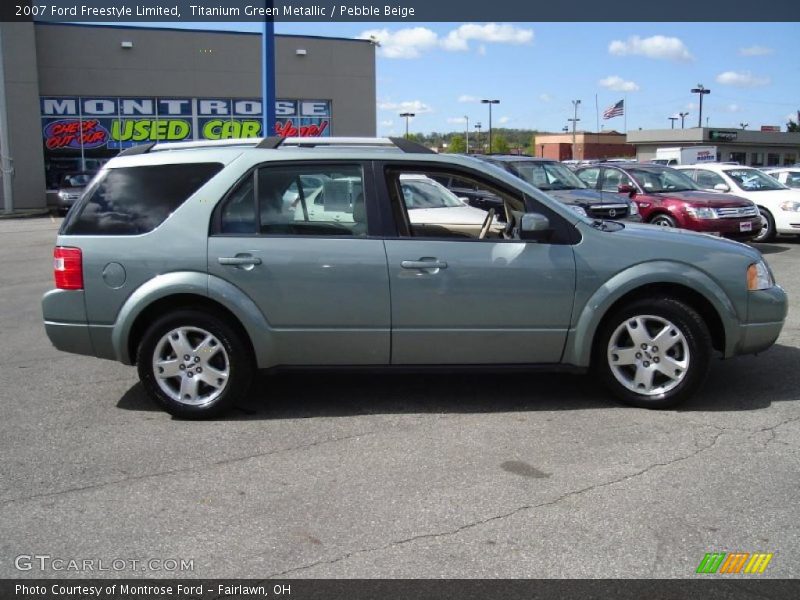 Titanium Green Metallic / Pebble Beige 2007 Ford Freestyle Limited