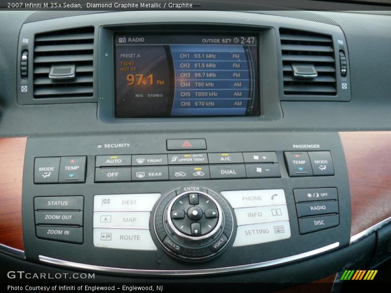 Diamond Graphite Metallic / Graphite 2007 Infiniti M 35x Sedan