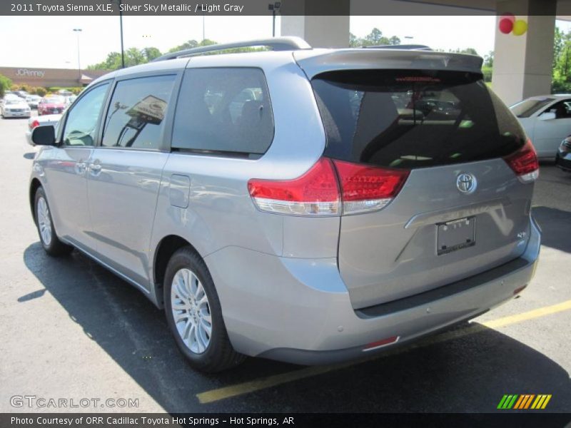 Silver Sky Metallic / Light Gray 2011 Toyota Sienna XLE