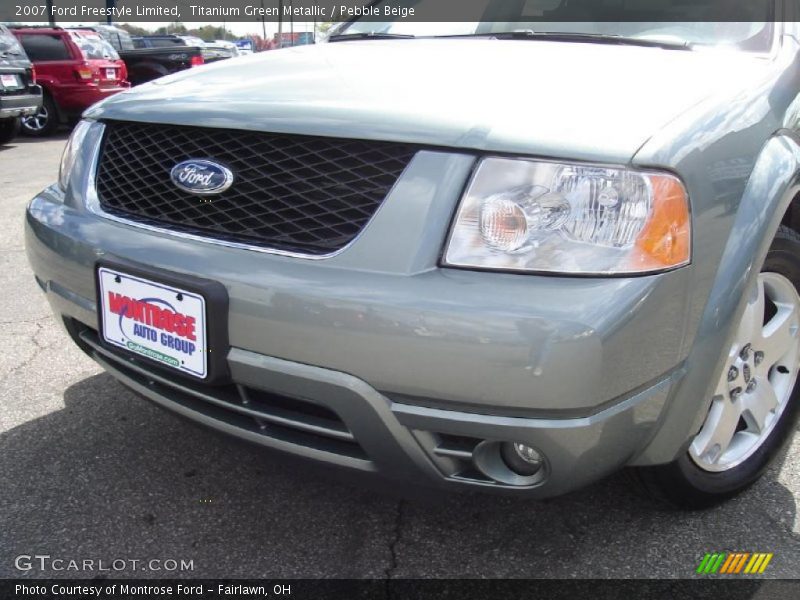 Titanium Green Metallic / Pebble Beige 2007 Ford Freestyle Limited