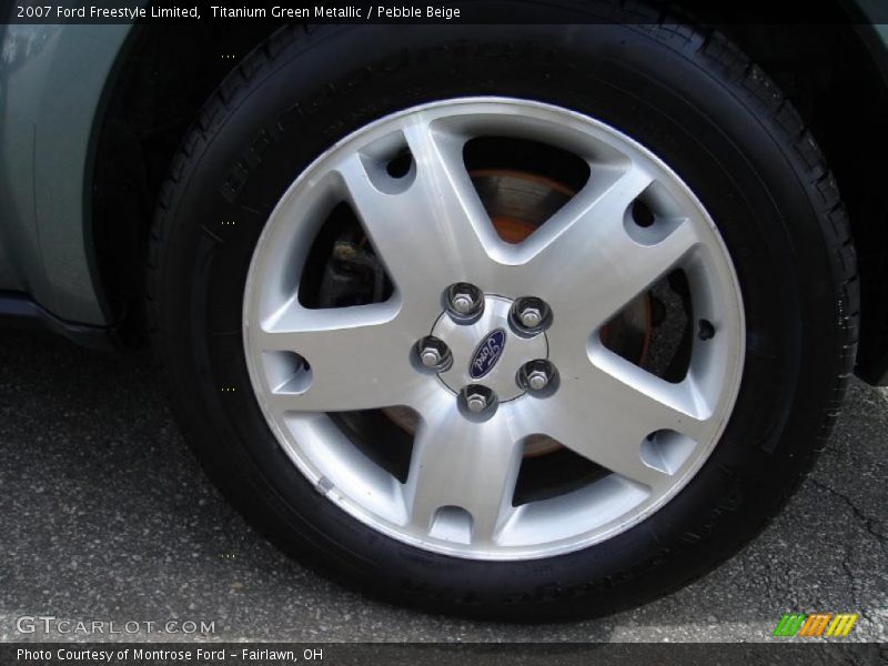 Titanium Green Metallic / Pebble Beige 2007 Ford Freestyle Limited