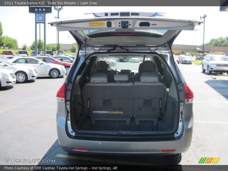 Silver Sky Metallic / Light Gray 2011 Toyota Sienna XLE