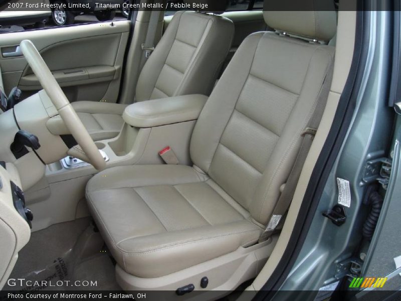 Titanium Green Metallic / Pebble Beige 2007 Ford Freestyle Limited