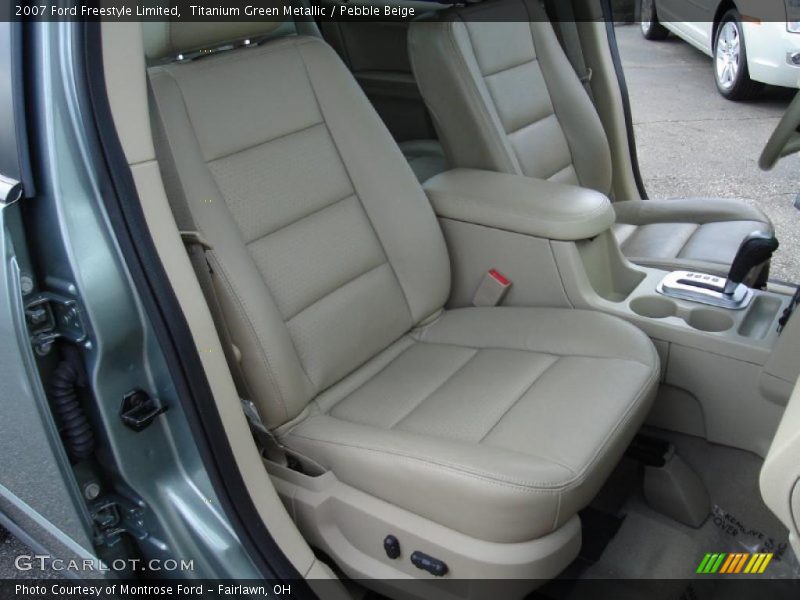 Titanium Green Metallic / Pebble Beige 2007 Ford Freestyle Limited