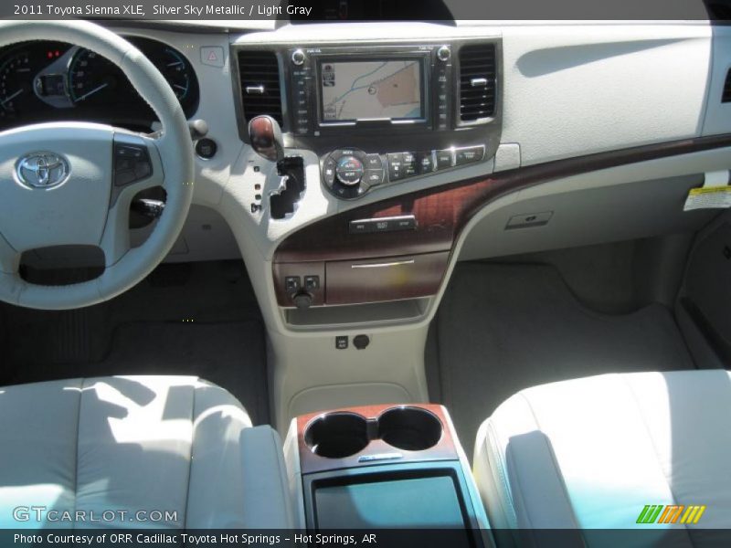 Silver Sky Metallic / Light Gray 2011 Toyota Sienna XLE