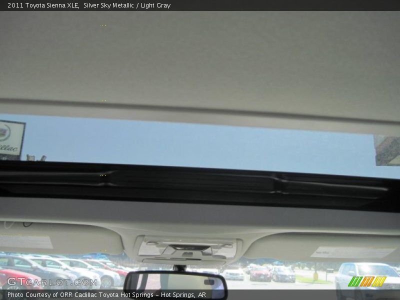 Silver Sky Metallic / Light Gray 2011 Toyota Sienna XLE