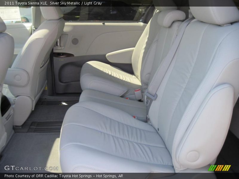 Silver Sky Metallic / Light Gray 2011 Toyota Sienna XLE