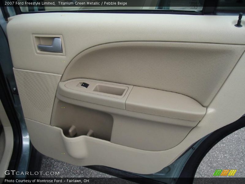 Titanium Green Metallic / Pebble Beige 2007 Ford Freestyle Limited