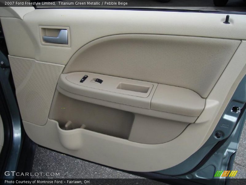 Titanium Green Metallic / Pebble Beige 2007 Ford Freestyle Limited