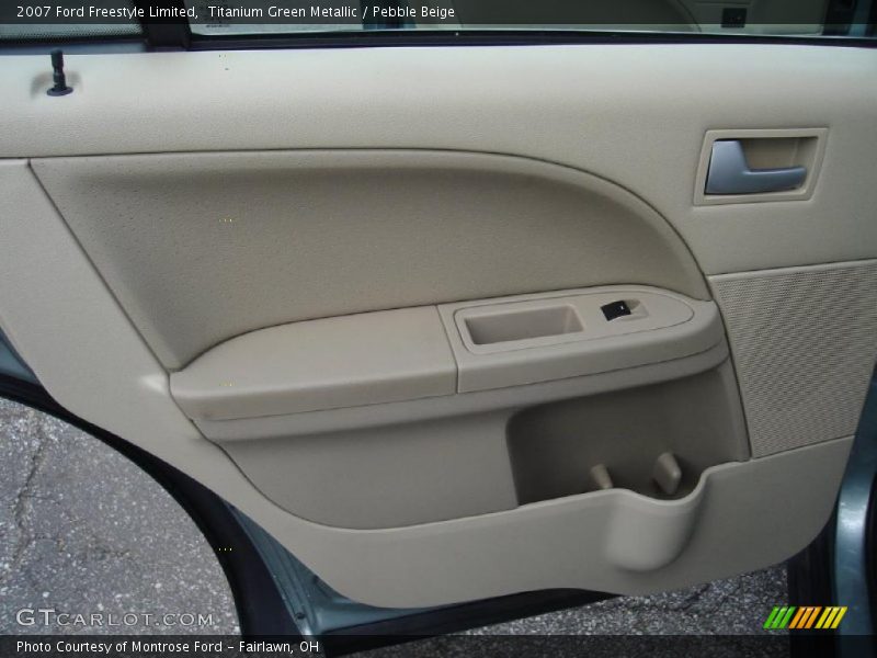 Titanium Green Metallic / Pebble Beige 2007 Ford Freestyle Limited