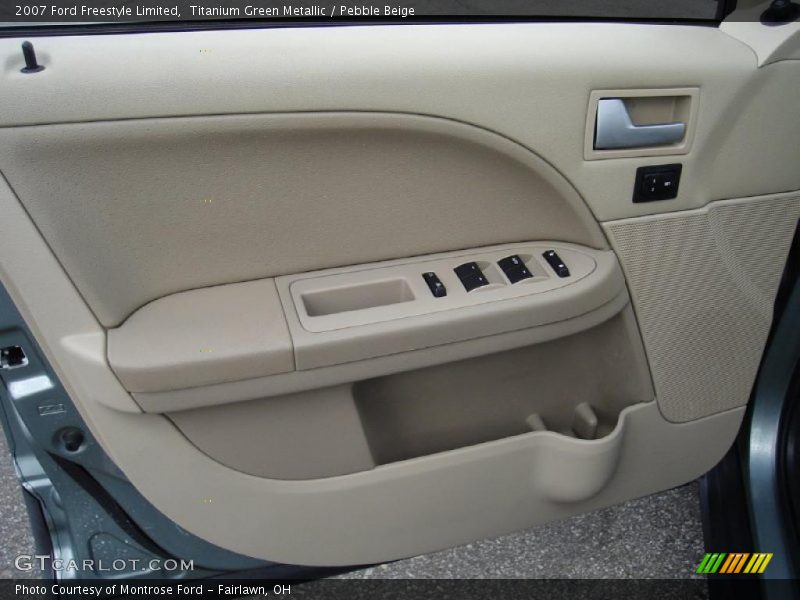 Titanium Green Metallic / Pebble Beige 2007 Ford Freestyle Limited