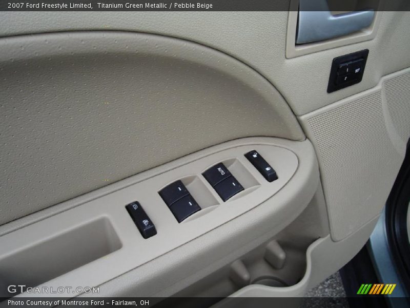 Titanium Green Metallic / Pebble Beige 2007 Ford Freestyle Limited