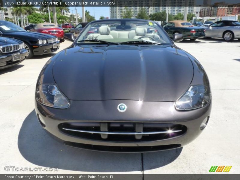 Copper Black Metallic / Ivory 2006 Jaguar XK XK8 Convertible