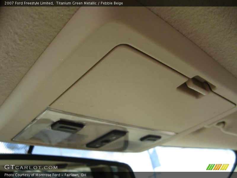 Titanium Green Metallic / Pebble Beige 2007 Ford Freestyle Limited