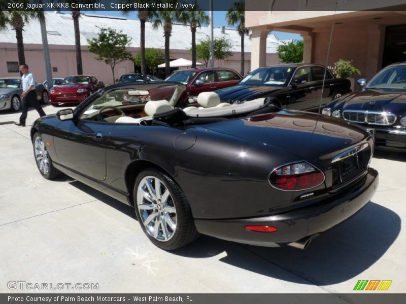 Copper Black Metallic / Ivory 2006 Jaguar XK XK8 Convertible