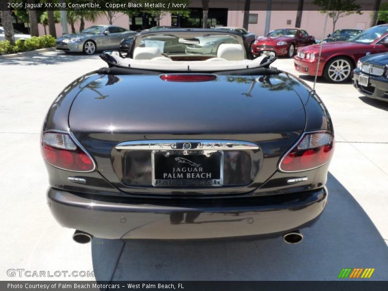 Copper Black Metallic / Ivory 2006 Jaguar XK XK8 Convertible