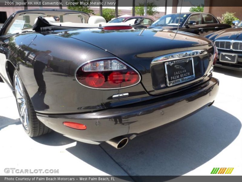 Copper Black Metallic / Ivory 2006 Jaguar XK XK8 Convertible