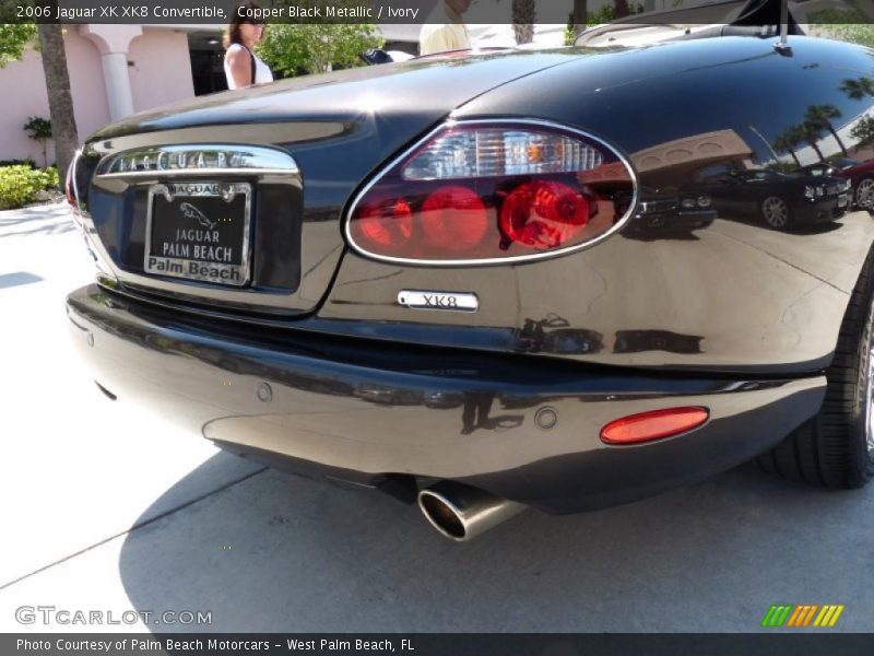 Copper Black Metallic / Ivory 2006 Jaguar XK XK8 Convertible