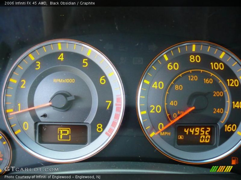 Black Obsidian / Graphite 2006 Infiniti FX 45 AWD
