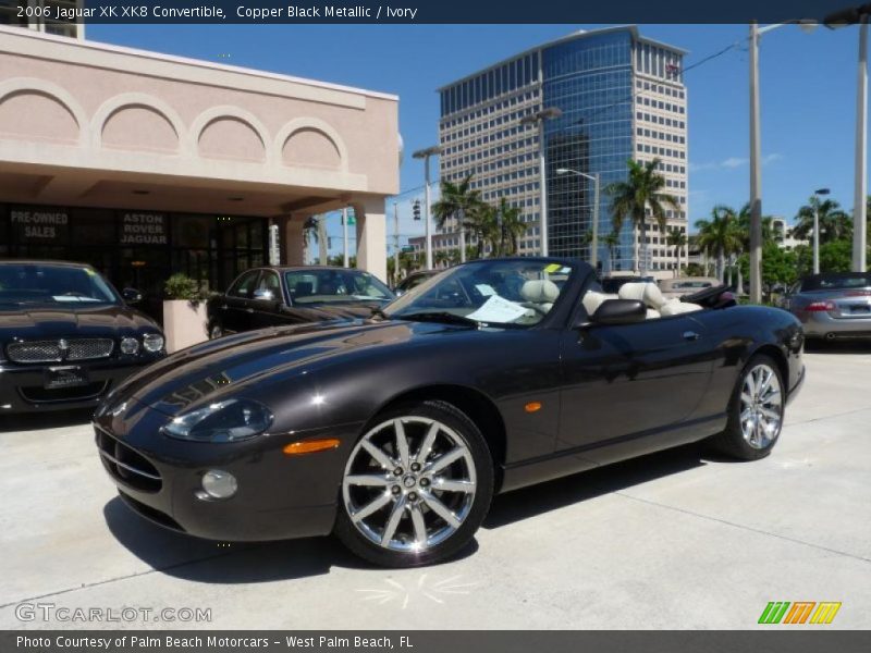 Copper Black Metallic / Ivory 2006 Jaguar XK XK8 Convertible