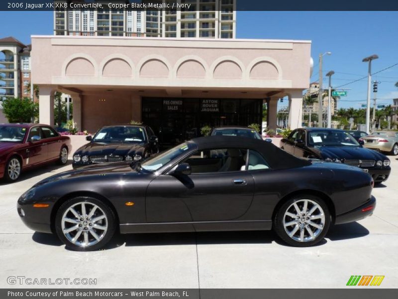 Copper Black Metallic / Ivory 2006 Jaguar XK XK8 Convertible