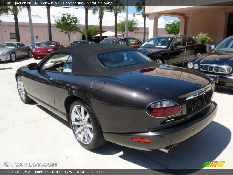 Copper Black Metallic / Ivory 2006 Jaguar XK XK8 Convertible