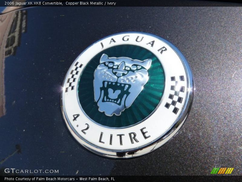 Copper Black Metallic / Ivory 2006 Jaguar XK XK8 Convertible