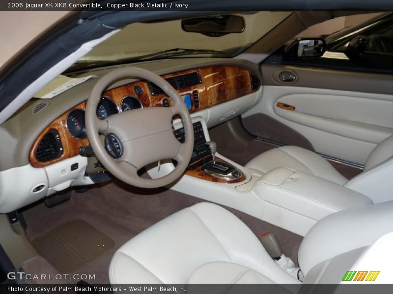 Copper Black Metallic / Ivory 2006 Jaguar XK XK8 Convertible