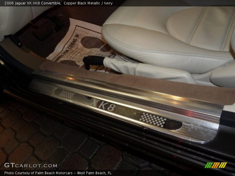 Copper Black Metallic / Ivory 2006 Jaguar XK XK8 Convertible