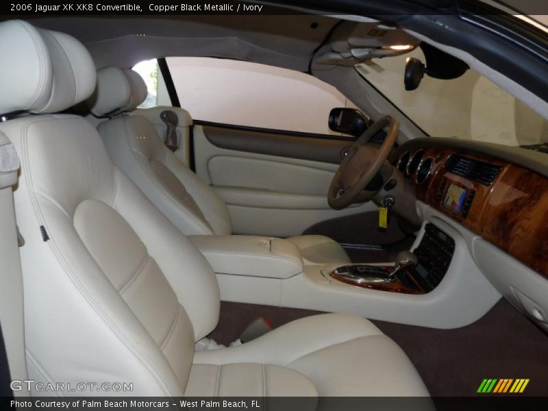 Copper Black Metallic / Ivory 2006 Jaguar XK XK8 Convertible