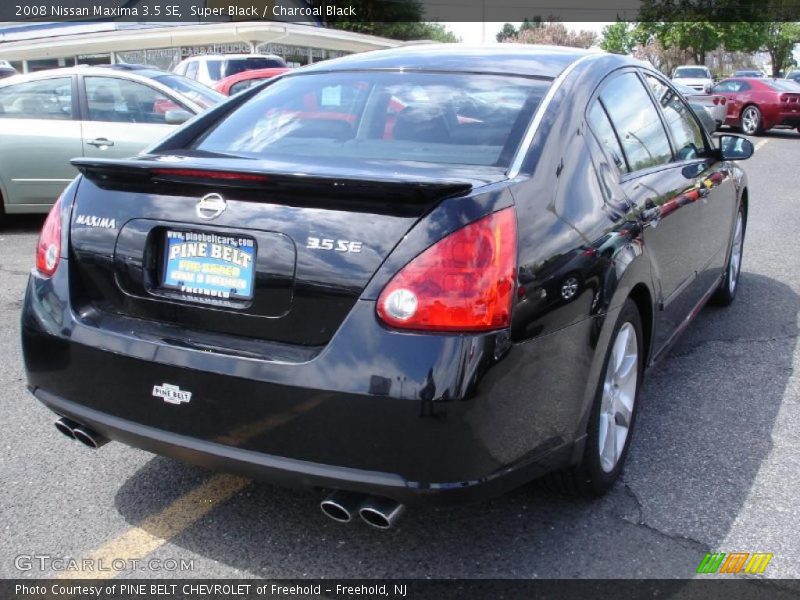 Super Black / Charcoal Black 2008 Nissan Maxima 3.5 SE