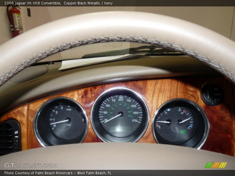 Copper Black Metallic / Ivory 2006 Jaguar XK XK8 Convertible