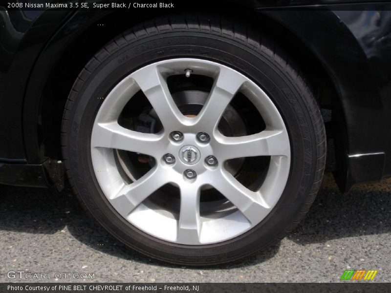 Super Black / Charcoal Black 2008 Nissan Maxima 3.5 SE