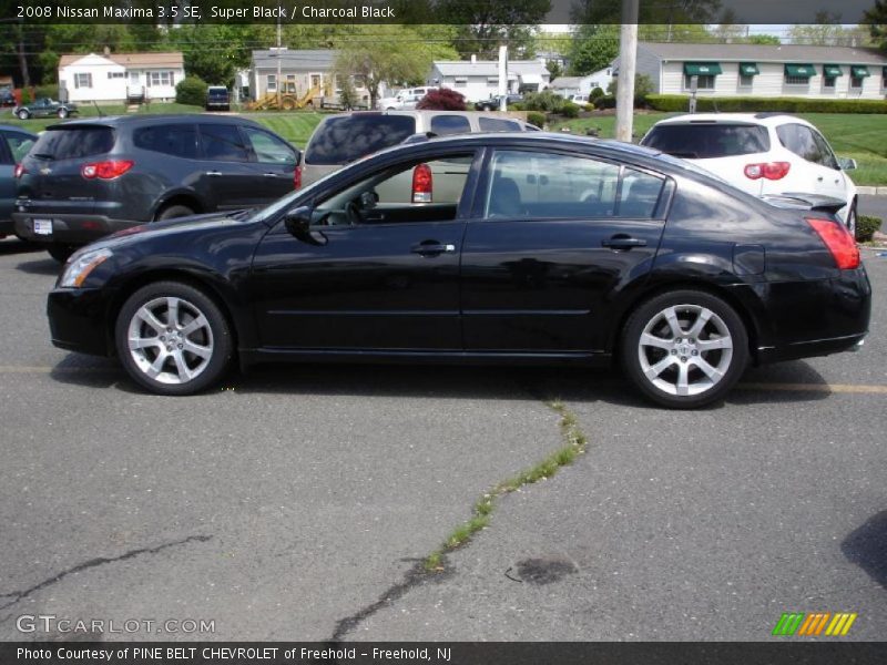 Super Black / Charcoal Black 2008 Nissan Maxima 3.5 SE