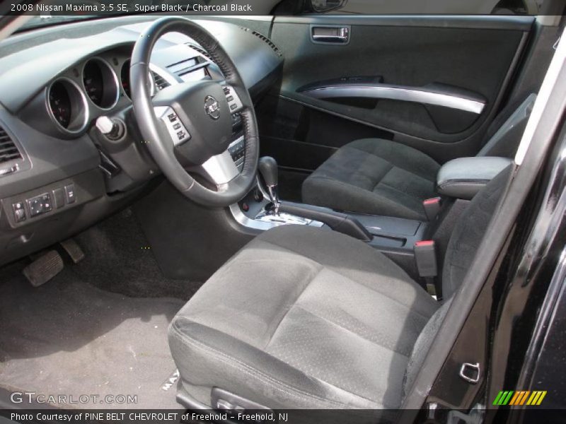 Super Black / Charcoal Black 2008 Nissan Maxima 3.5 SE