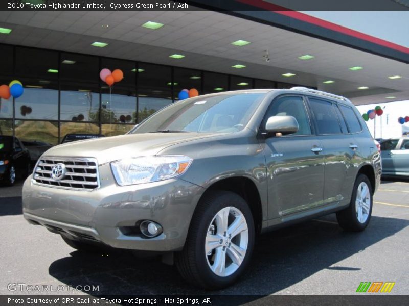 Cypress Green Pearl / Ash 2010 Toyota Highlander Limited