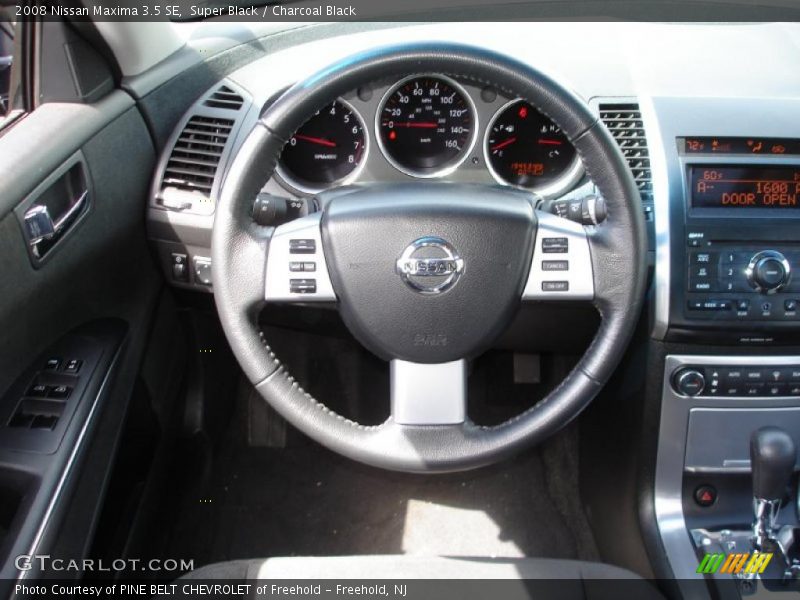 Super Black / Charcoal Black 2008 Nissan Maxima 3.5 SE