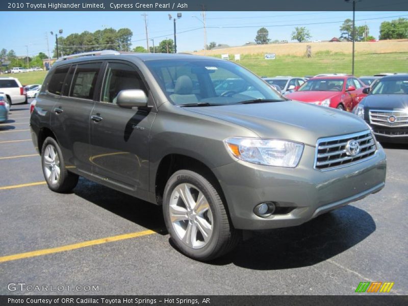 Cypress Green Pearl / Ash 2010 Toyota Highlander Limited