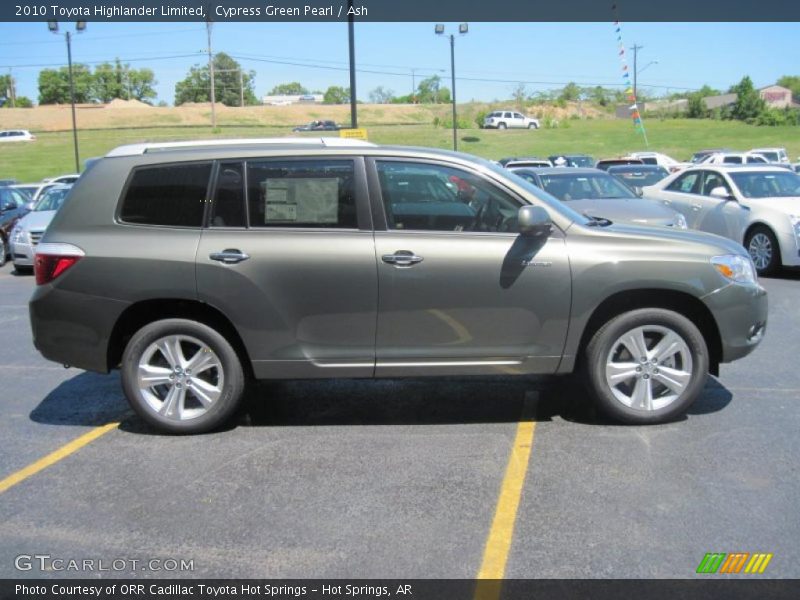 Cypress Green Pearl / Ash 2010 Toyota Highlander Limited
