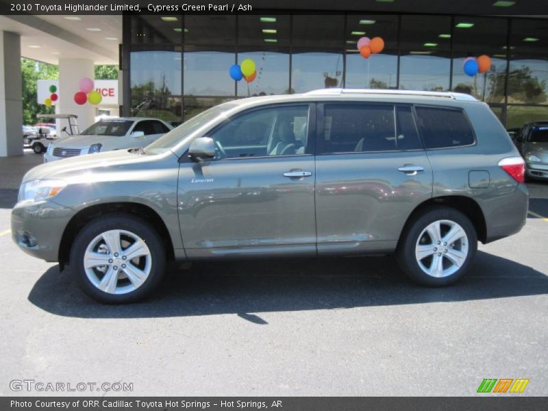 Cypress Green Pearl / Ash 2010 Toyota Highlander Limited