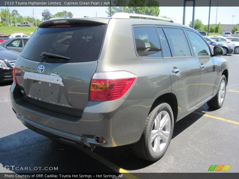 Cypress Green Pearl / Ash 2010 Toyota Highlander Limited