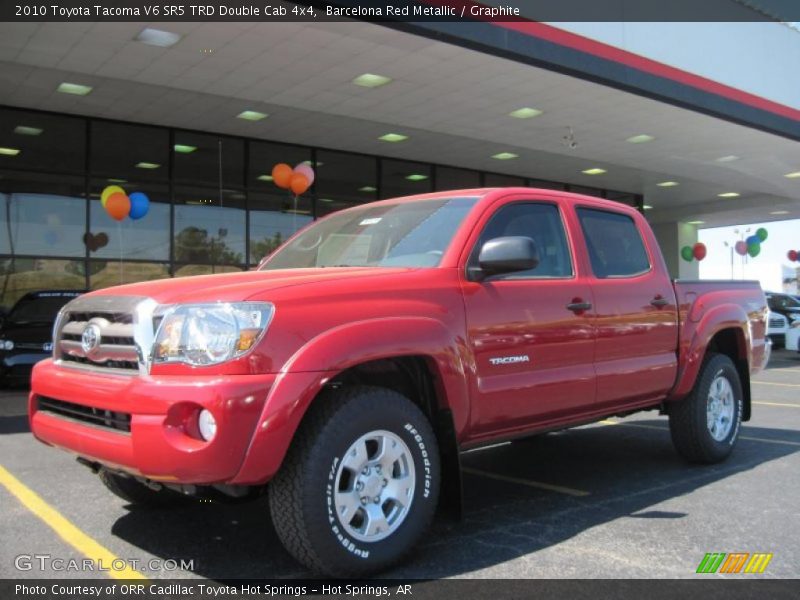 Barcelona Red Metallic / Graphite 2010 Toyota Tacoma V6 SR5 TRD Double Cab 4x4