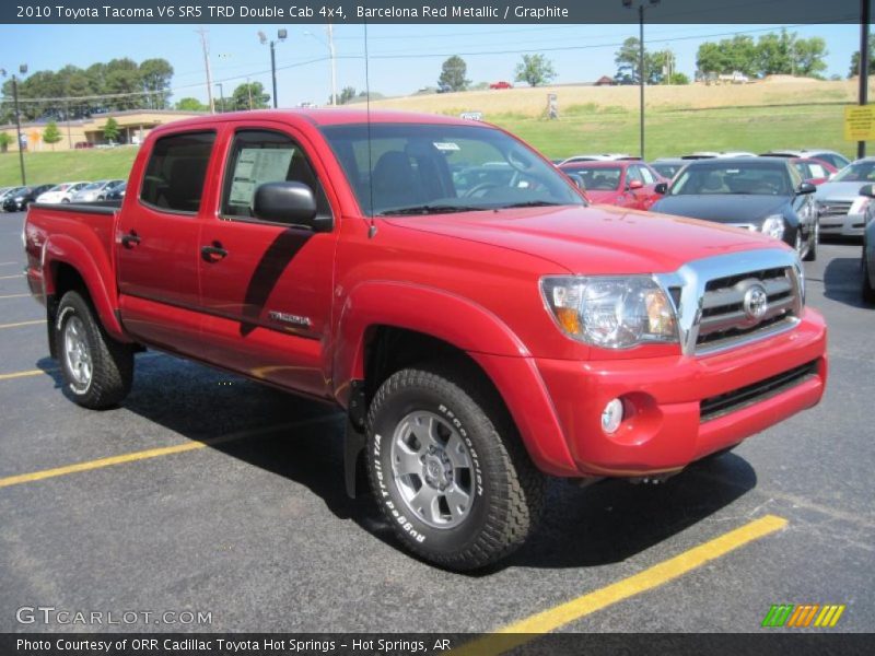 Barcelona Red Metallic / Graphite 2010 Toyota Tacoma V6 SR5 TRD Double Cab 4x4