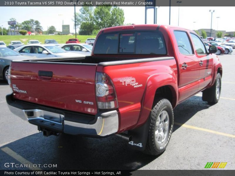 Barcelona Red Metallic / Graphite 2010 Toyota Tacoma V6 SR5 TRD Double Cab 4x4